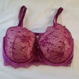 Victorias Secret Dream Angels  Lined Demi  Lace Bra 34DD  Sexy